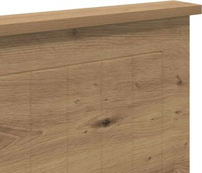 vidaXL Κεφαλάρι Artisan Oak 140 cm Επεξεργασμένο ξύλο