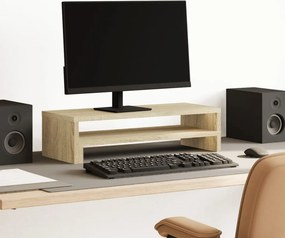 vidaXL Βάση Οθόνης Sonoma Δρυς 54x22x15 εκ. από Επεξεργασμένο Ξύλο