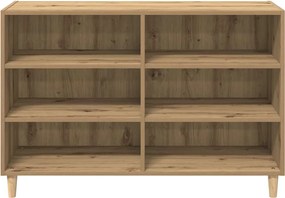 vidaXL Ραφιέρα Αρτισιανή Δρυς 103,5 x 35 x 70 εκ. από Επεξεργ. Ξύλο