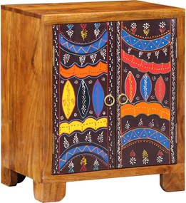 vidaXL Sideboard Πολύχρωμο 50x35x60 μασίφ ξύλο ακακίας