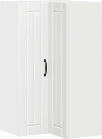vidaXL Ντουλάπα Γωνίας LUCCA Λευκό 57 x 57 x 100 εκ.