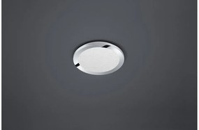 Πλαφονιέρα Φωτιστικό Οροφής LED 13W Χρώμιο IP44 Dimmer Εφέ Κρυστάλλου Cesar 656411506 Trio Lighting-656411506-Χρώμιο 656411506