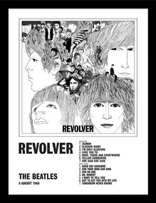 Κορνιζαρισμένη αφίσα The Beatles - Revolver