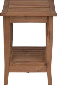 vidaXL Τραπέζι Πλευρικής Μπανιέρας Φυσικό 50 x 35 x 45 cm