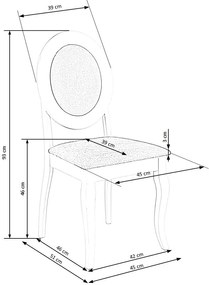 BAROCK chair DIOMMI V-CH-BAROCK-KR