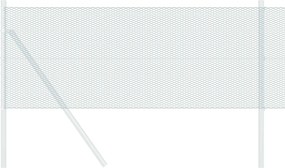 vidaXL Φράχτης Εξαγώνου Πράσινο 0,6 x 10 μ PVC