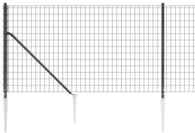 Συρματόπλεγμα Περίφραξης Ανθρακί 0,8 x 10 μ. με Καρφωτές Βάσεις - Ανθρακί