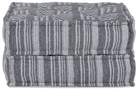 vidaXL Pouffe Modular  σε γκρι - 70x70x36 εκ. ύφασμα