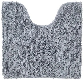 Πατάκι Λεκάνης Misto Grey Sealskin 55x60 Chenille-Πολυέστερ