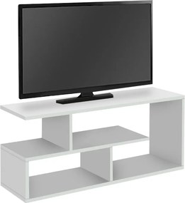 Έπιπλο τηλεόρασης Forever Megapap χρώμα λευκό 100x30x40cm.
