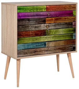Συρταρτιέρα Soho Megapap από μελαμίνη χρώμα sonoma 80x40x90εκ.-GP052-0003,1