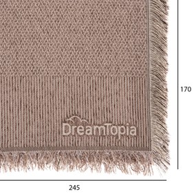 ΡΙΧΤΑΡΙ ME ΚΡΟΣΙΑ DREAMTOPIA HM12162.10 ΣΕ ΚΑΦΕ ΧΡΩΜΑ 245X170εκ. - HM12162.10