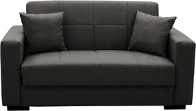 Σετ σαλονιού Vox 2τεμ ύφασμα σε ανθρακί απόχρωση 214x83x82 εκ.