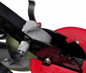 vidaXL Πατίνι Ηλεκτρικό με Κάθισμα-Σέλα 120 W Κόκκινο