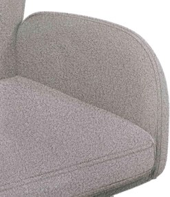 vidaXL Γυριστές καρέκλες φαγητού 2 pcs Μπουκλέ Ανοιχτό γκρι