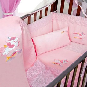 Πάπλωμα Βρεφικό Unicorn 41 Ροζ DimCol 100x140cm 100% Cotton