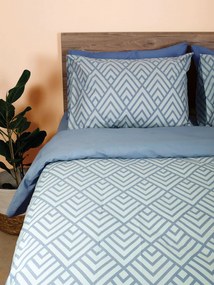 Παπλωματοθήκη Cotton Feelings 2036 Blue Υπέρδιπλη (230x250)