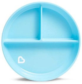 Πιάτο Βρεφικό Με Βεντούζα Suction Plate 11213 Blue Munchkin 1 τμχ Πλαστικό