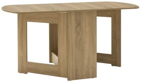 Intrahome Τραπέζι Nadine Intrahome πολυμορφικό-επεκτεινόμενο χρώμα sonoma 160x80x76.5εκ | SKU: INTRAPA-150111169