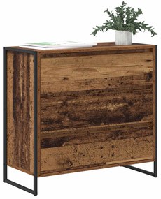 vidaXL Πλαϊνό γραφείο Παλιό Ξύλο 79 x 36 x 75.5 εκ. Επεξεργασμένο ξύλο