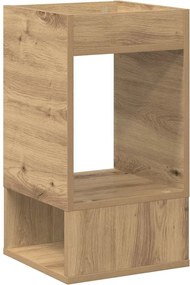 vidaXL End Table 2 pcs Artisan Oak 30 x 30 x 56 εκ. Επεξεργασμένο ξύλο