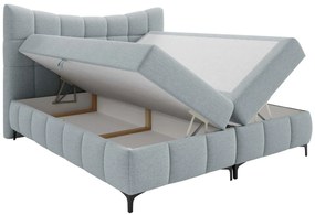 Επενδυμένο κρεβάτι Nova-Gkri Anoixto-140 x 200