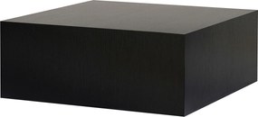 Τραπεζάκι Σαλονιού Ξύλο Μαύρο CABIR 90x90x35
