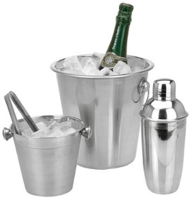 Excellent Houseware 424155  4 Piece Bar Set Stainless Steel