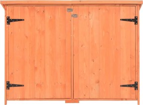 vidaXL Αποθήκη Κήπου 128x42x91 εκ. Ξύλινη