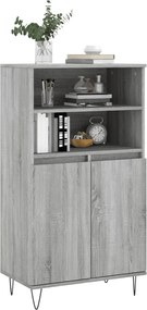 vidaXL Ντουλάπι Γκρι Sonoma 60 x 36 x 110 εκ. από Επεξεργασμένο Ξύλο