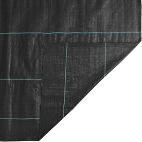 vidaXL Μεμβράνη Εδαφοκάλυψης Μαύρη 2x50 μ. από Πολυπροπυλένιο