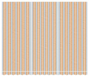 Τεντόπανο Ανταλλακτικό Ριγέ Πολύχρωμο 4,5x3,5 μ. - Πολύχρωμο