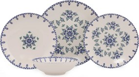 Dinner Set (24 Pieces) GBSATN24Y4R1654 White
Blue