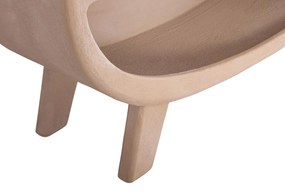 ΡΑΦΙΕΡΑ ΣΕΙΡΑ SANTORINI  MDF ΣΕ ΚΑΦΕ ΧΡΩΜΑ 120x38x133Υεκ.