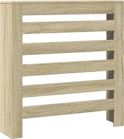 vidaXL Καπάκι Καλοριφέρ Sonoma Δρυς 78 x 20 x 82 cm Επεξεργασμένο Ξύλο