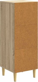 vidaXL Πλαϊνό γραφείο Sonoma Δρυς 33 x 34,5 x 90 εκ Επεξεργασμένο Ξύλο
