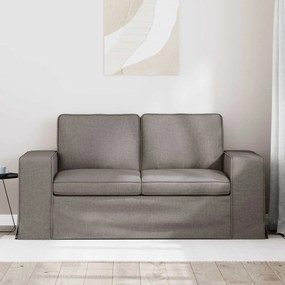 vidaXL Καναπές Taupe 162 x 80 x 82 εκ ύφασμα