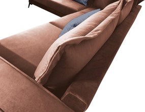 Γωνιακός καναπές Boss-Portokali-Δεξιά