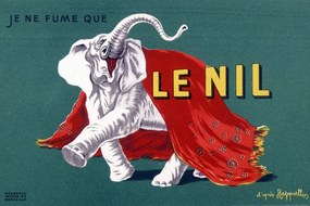 Αναπαραγωγή I only smoke the Nile – Cigarette advertising poster, Leonetto Cappiello