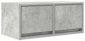 vidaXL Έπιπλο Τηλεόρασης Γκρι μπετόν 60x31x25,5 εκ. Επεξεργασμένο Ξύλο