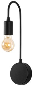 Φωτιστικό Τοίχου - Απλίκα Baston 584TTM1962 10x14x38cm 1xE27 40W Black Opviq