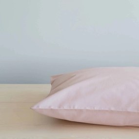 Σεντόνι Unicolors - Powder Pink Nima Μονό 160x260cm Χωρίς Λάστιχο 100% Βαμβάκι