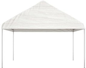 vidaXL Κιόσκι με Τέντα Λευκό 15,61 x 4,08 x 3,22 μ. από Πολυαιθυλένιο