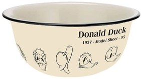 Geda Labels Κεραμικό Μπωλ Πρωινού 600ml Donald Duck Model Sheet Vintage GE14899