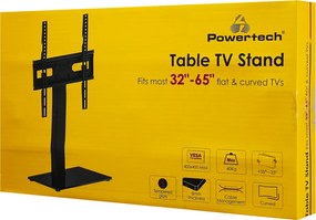POWERTECH επιτραπέζια βάση τηλεόρασης PT-1445, 32-65", έως 40kg