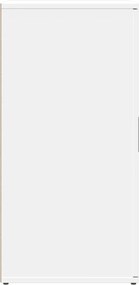 vidaXL Βοηθητικό Ντουλάπι 2τεμ. Λευκός 59 x 39 x 80 εκ. Επεξεργ. Ξύλο