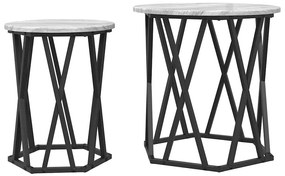 vidaXL Τραπεζάκι σαλονιού 2 pcs Γκρι sonoma 50 x 50 x 50 cm