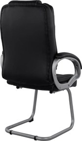 ΚΑΡΕΚΛΑ ΕΠΙΣΚΕΠΤΗ JAYA HM1144.01 PU ΜΑΥΡΟ 63x67x112Υεκ