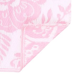vidaXL Χαλί εξωτερικού χώρου ARAKIL ροζ 80x150 cm PP