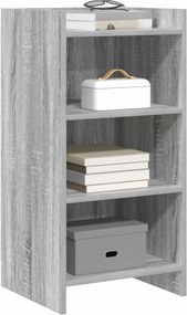 vidaXL Πλαϊνό γραφείο Γκρι Sonoma 40 x 36 x 80 εκ Επεξεργασμένο Ξύλο